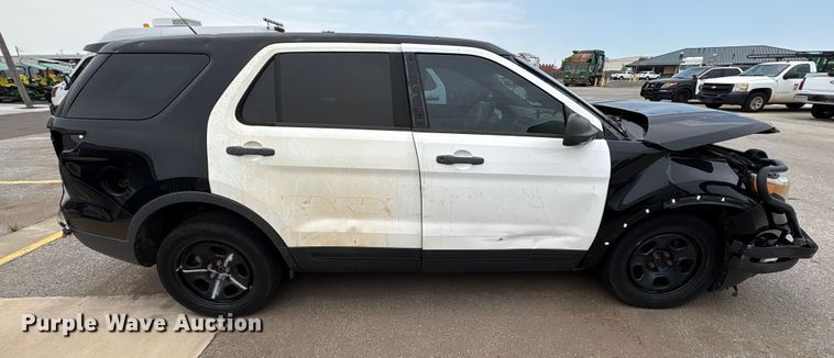 image for item EU4583 2015 Ford Explorer Police SUV