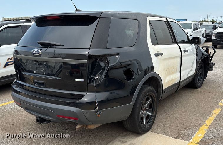 image for item EU4583 2015 Ford Explorer Police SUV