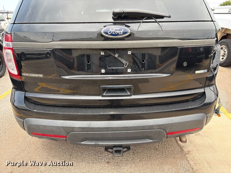 image for item EU4583 2015 Ford Explorer Police SUV