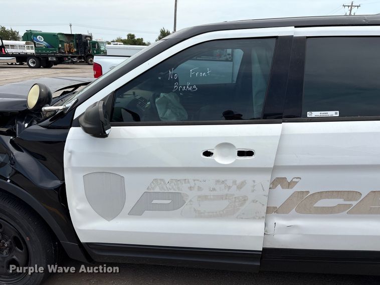 image for item EU4583 2015 Ford Explorer Police SUV