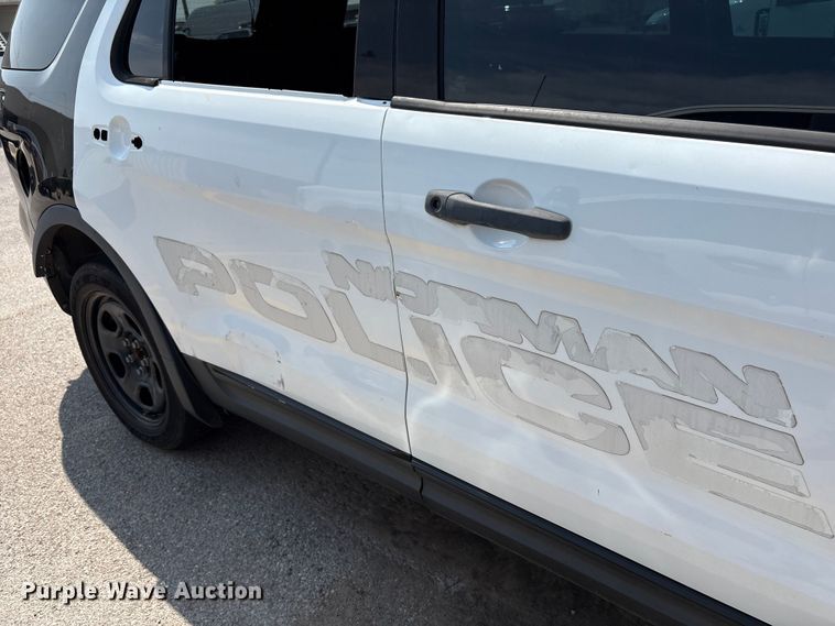 image for item EU4585 2014 Ford Explorer Police SUV