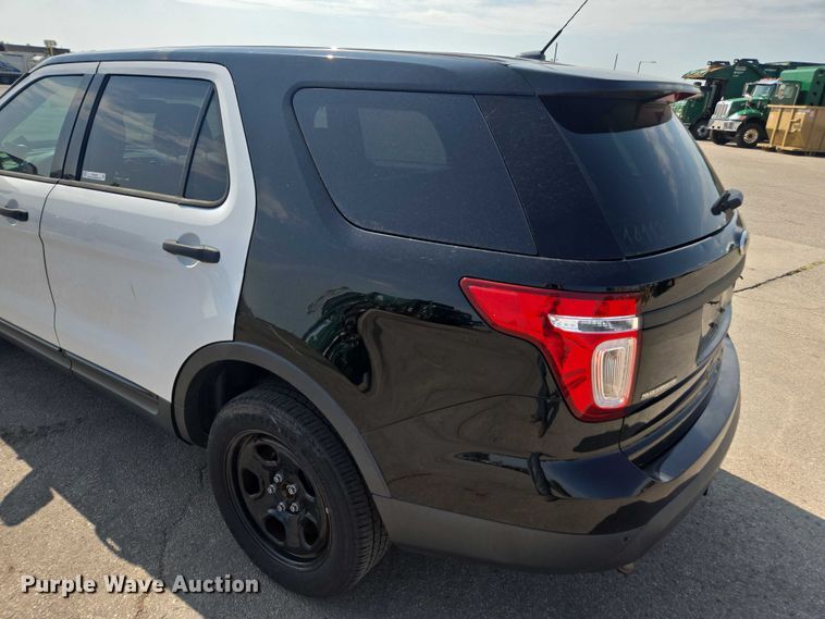 image for item EU4588 2014 Ford Explorer Police SUV