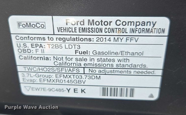 image for item EU4588 2014 Ford Explorer Police SUV