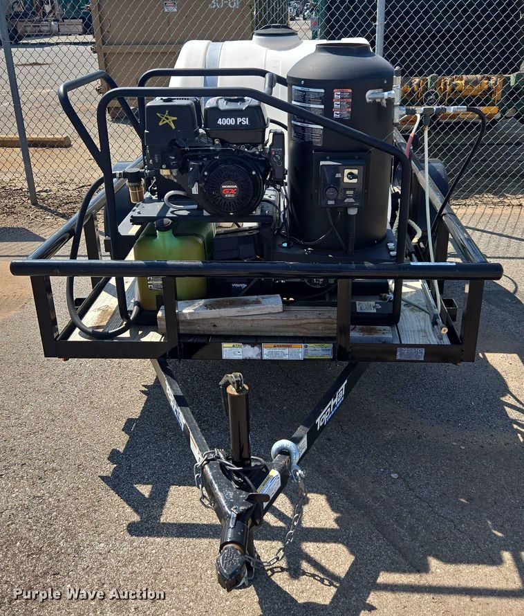 image for item EU4592 2023 Top Hat pressure washing trailer