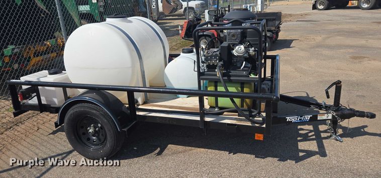 image for item EU4592 2023 Top Hat pressure washing trailer