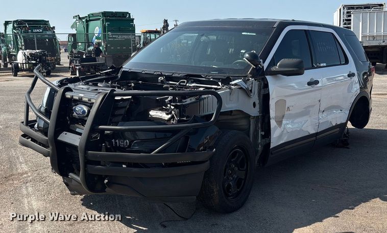 image for item EU4593 2018 Ford Explorer Police SUV