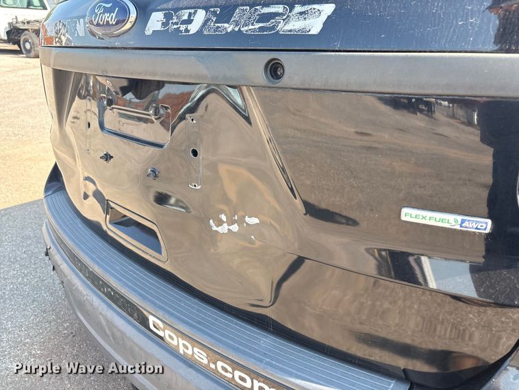 image for item EU4593 2018 Ford Explorer Police SUV