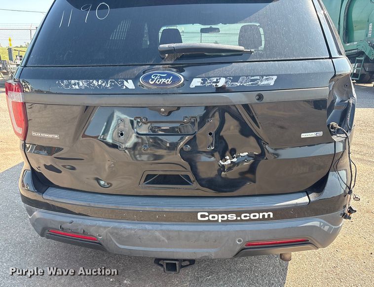 image for item EU4593 2018 Ford Explorer Police SUV