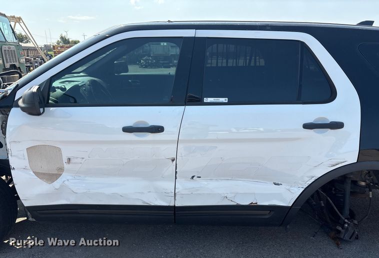 image for item EU4593 2018 Ford Explorer Police SUV