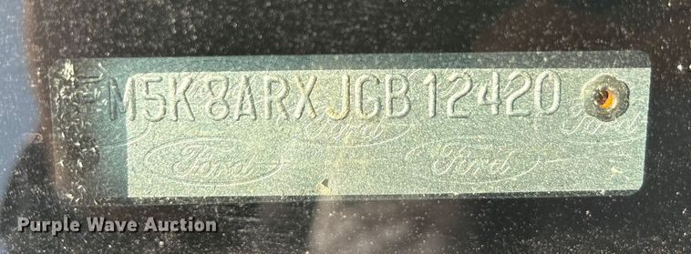 image for item EU4593 2018 Ford Explorer Police SUV