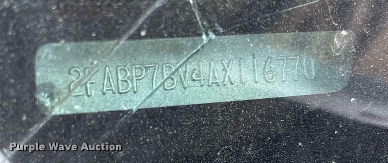 image for item EU4596 2010 Ford Crown Victoria Police Interceptor 