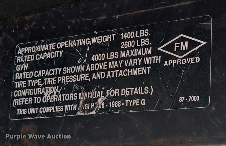 image for item EU4601 Toro Workman 3200 utility vehicle