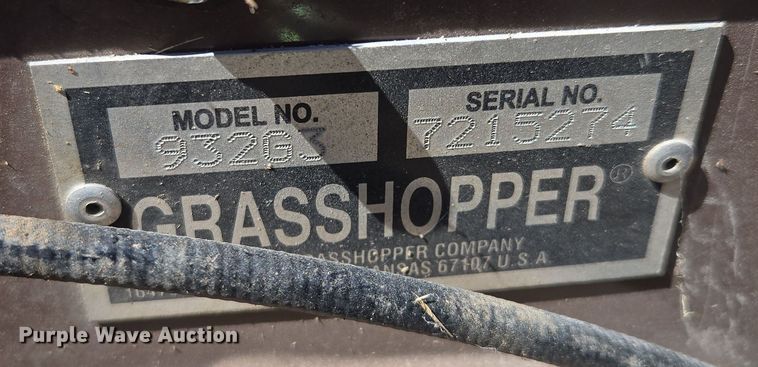 image for item EV1685 2022 Grasshopper 932G3 ZTR lawn mower