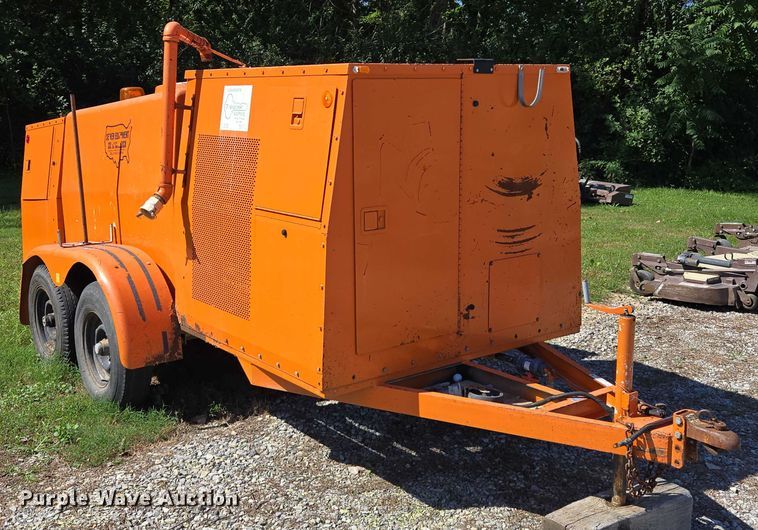 image for item EV1688 1992 Sewer Equipment Co. of America sewer jetter trailer