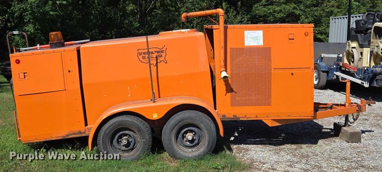 image for item EV1688 1992 Sewer Equipment Co. of America sewer jetter trailer