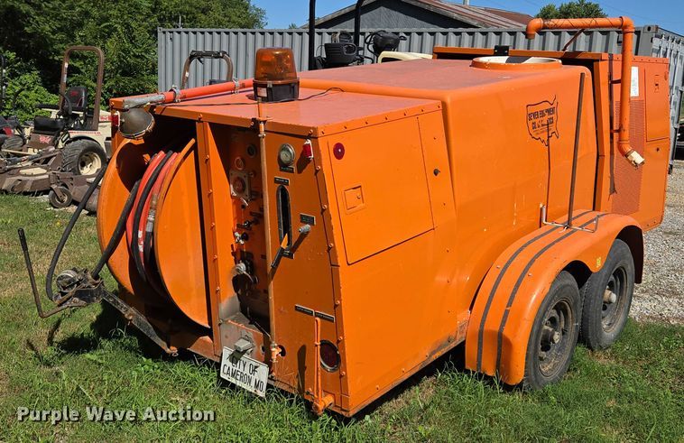 image for item EV1688 1992 Sewer Equipment Co. of America sewer jetter trailer