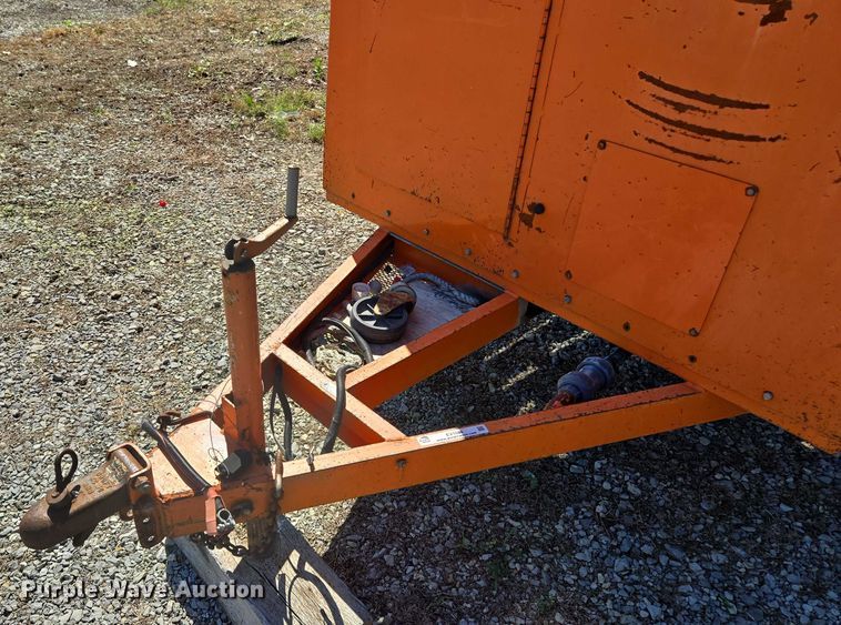 image for item EV1688 1992 Sewer Equipment Co. of America sewer jetter trailer