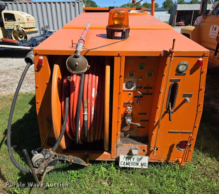 image for item EV1688 1992 Sewer Equipment Co. of America sewer jetter trailer