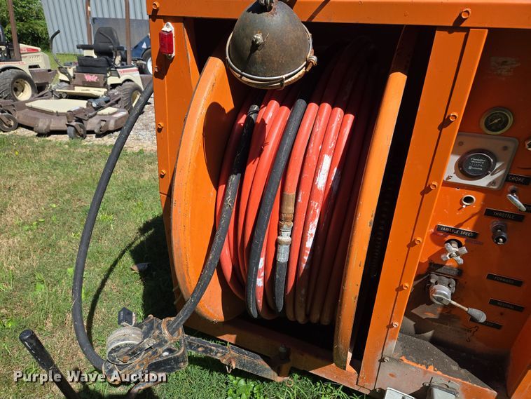 image for item EV1688 1992 Sewer Equipment Co. of America sewer jetter trailer