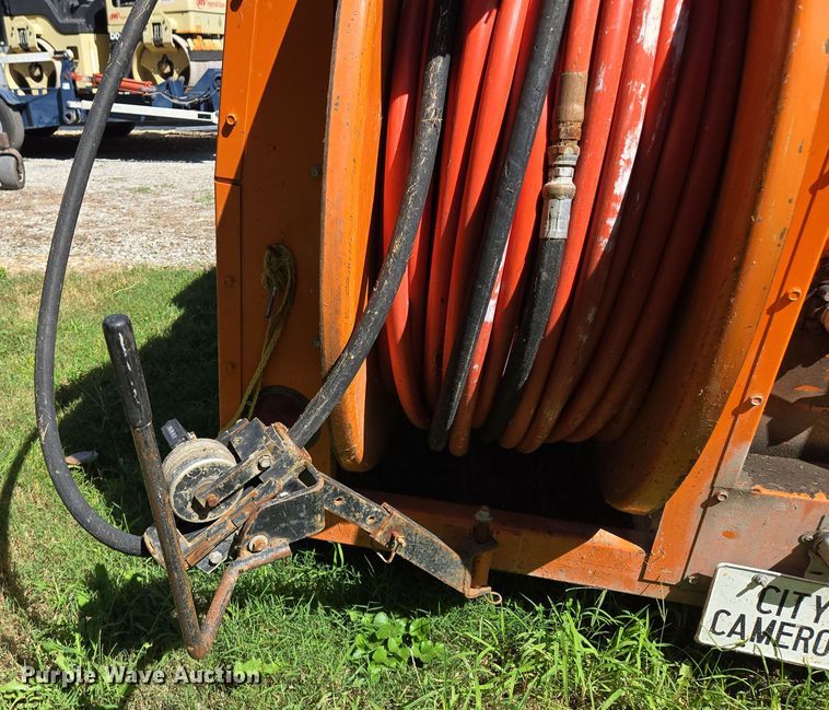 image for item EV1688 1992 Sewer Equipment Co. of America sewer jetter trailer