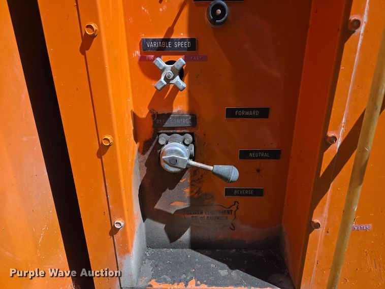 image for item EV1688 1992 Sewer Equipment Co. of America sewer jetter trailer