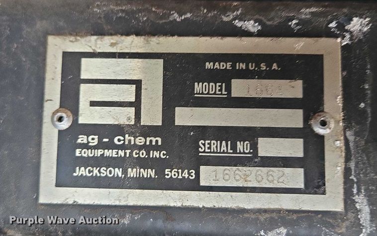 image for item EV1699 1991 Terra-Gator 1664 T manure spreader truck