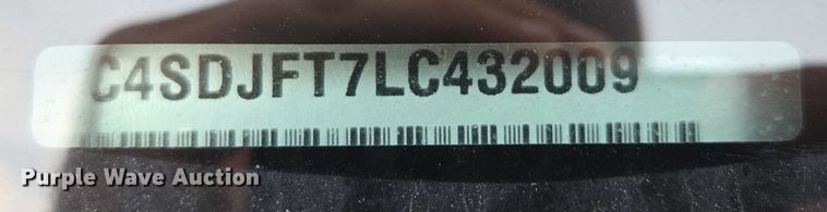 image for item EV1722 2020 Dodge Durango SSV SUV