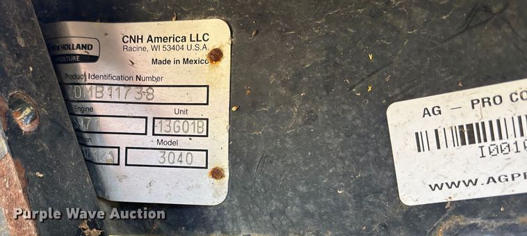 image for item DT3340 2013 New Holland Boomer 3040 MFWD tractor