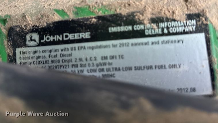 image for item DY0955 2012 John Deere 5055E MFWD tractor