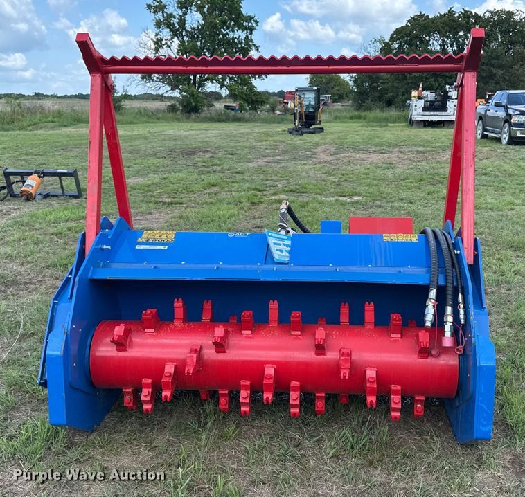 image for item DZ4237 2025 AGT SSFM81 skid steer drum mulcher