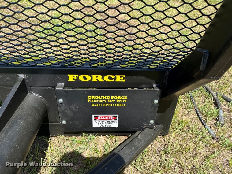 image for item DZ4242 Ground Force HPP970HR42 skid steer tree saw