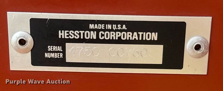 image for item DZ4262 Hesston 4750 large square baler