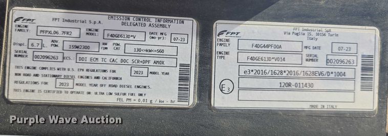 image for item EB1012 2023 Case IH Puma 185 MFWD tractor