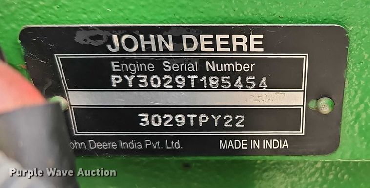 image for item EB8222 2012 John Deere 5065E tractor