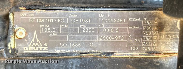 image for item EC4399 2007 Deutz-Fahr Agrotron 265 MFWD tractor