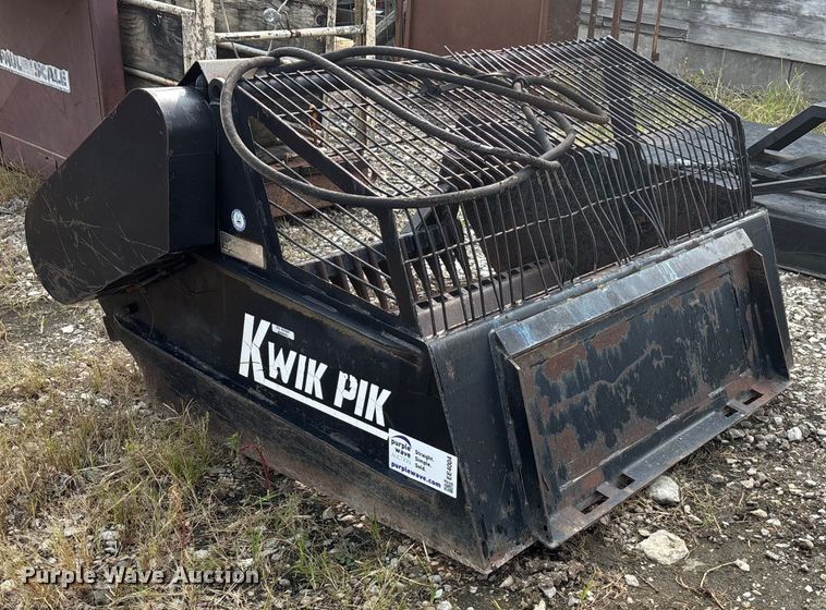image for item EE4004 Loftness Kwik Pik 600 skid steer rock bucket