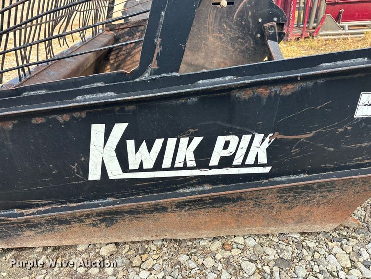 image for item EE4004 Loftness Kwik Pik 600 skid steer rock bucket