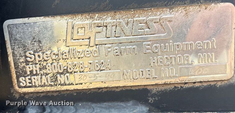 image for item EE4004 Loftness Kwik Pik 600 skid steer rock bucket