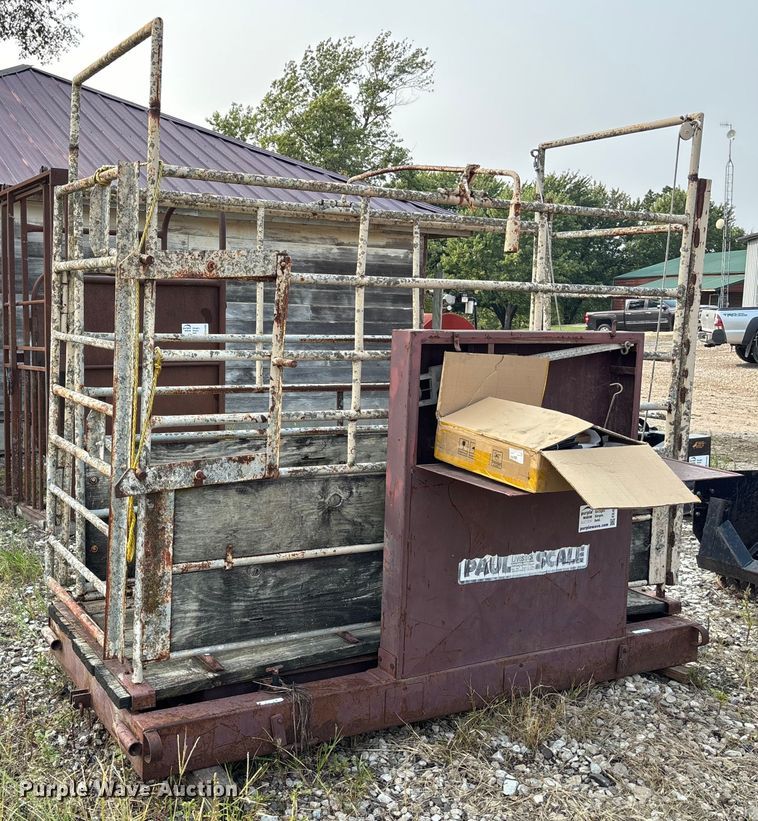 image for item EE4007 Paul Livestock Scale 24 2400 livestock scale