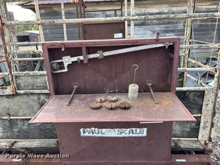 image for item EE4007 Paul Livestock Scale 24 2400 livestock scale