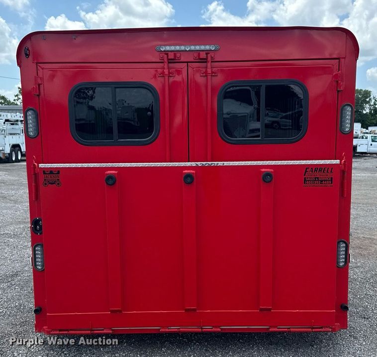 image for item EG6001 2023 Jackson Mfg livestock trailer