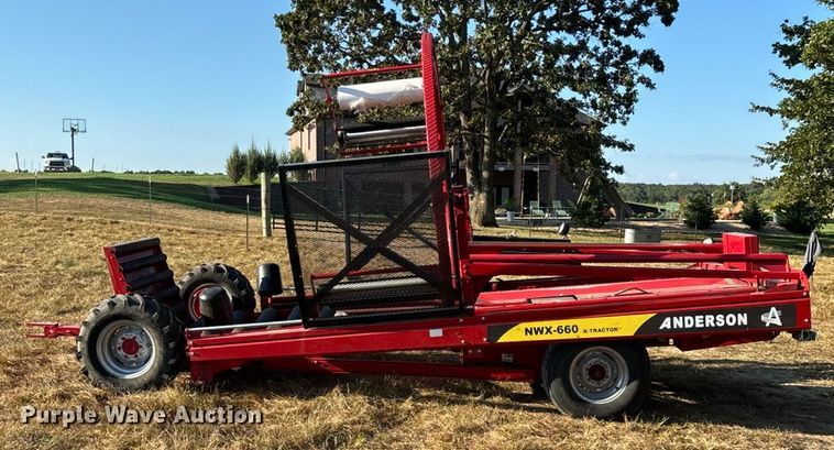 image for item EN5572 2015 Anderson NWX-660 X-Tractor bale wrapper
