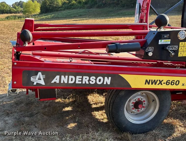 image for item EN5572 2015 Anderson NWX-660 X-Tractor bale wrapper