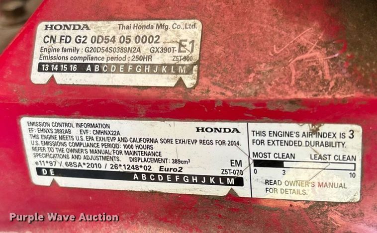 image for item EN5572 2015 Anderson NWX-660 X-Tractor bale wrapper