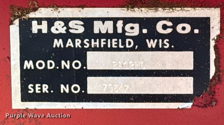 image for item EP0503 H&S Mfg BF12HC High Capacity Rake hay rake