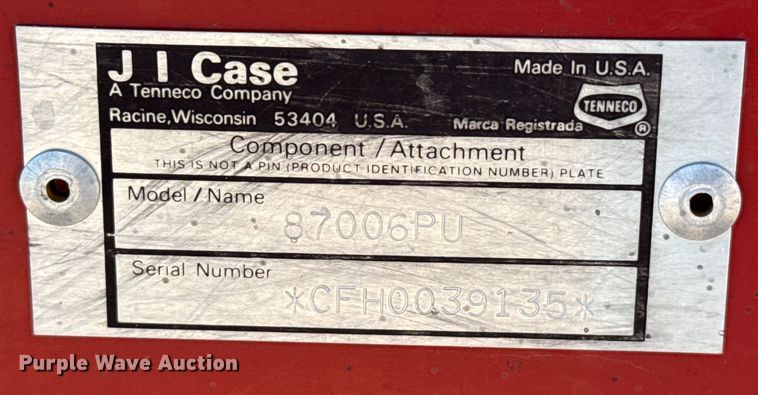 image for item EP0509 Case International 8720 forage harvester