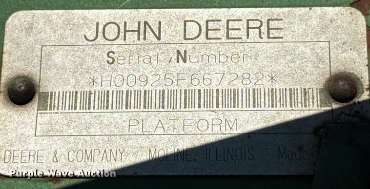 image for item EP0512 John Deere 925 flex head