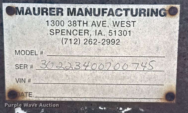 image for item EP0585 Maurer header trailer