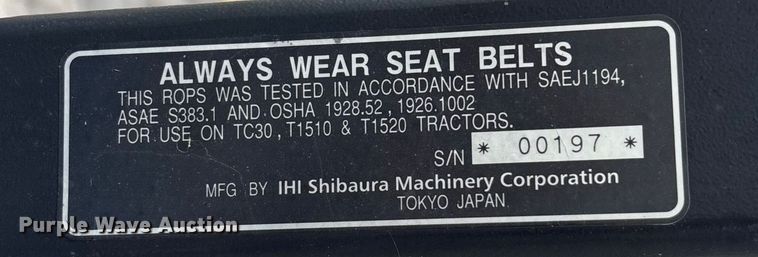 image for item ET4511 2008 New Holland T1520 MFWD tractor