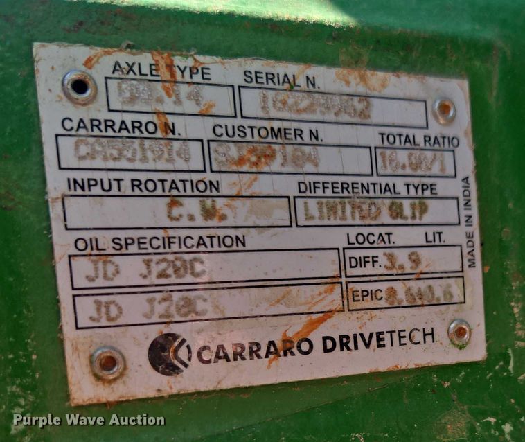 image for item YA1056 2022 John Deere 5055E MFWD tractor